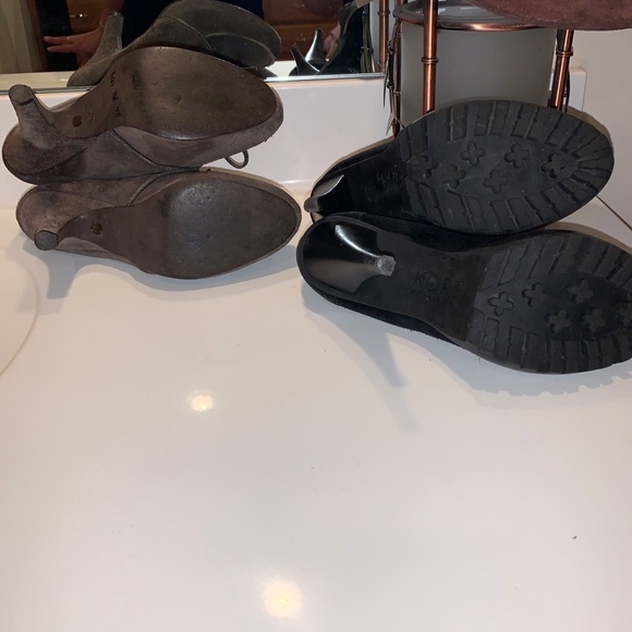 Two pairs of suede heels Michael Kors farylrobin - Picture 3 of 11